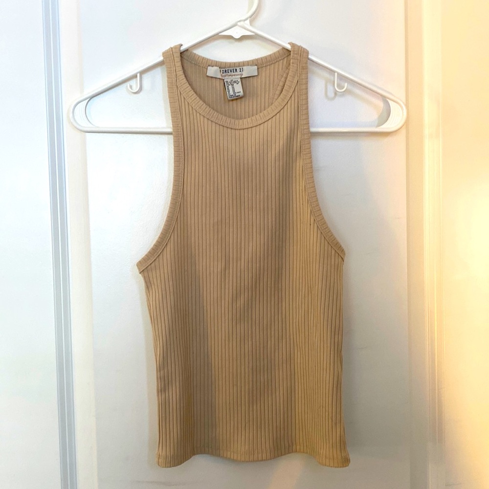 Beige Tank Top